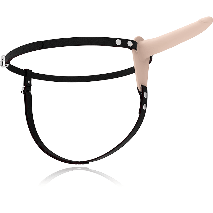 FETISH SUBMISSIVE HARNESS - VIBRADOR SILICONA FLESH 15 CM - Optelum