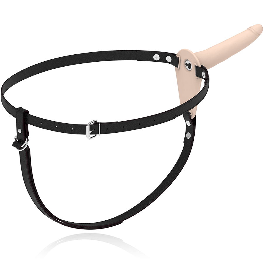 FETISH SUBMISSIVE HARNESS - VIBRADOR SILICONA FLESH 15 CM - Optelum