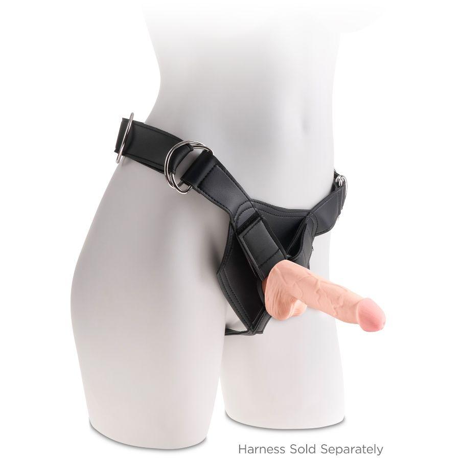KING COCK - DILDO TRIPLE DENSIDAD 19 CM - Optelum