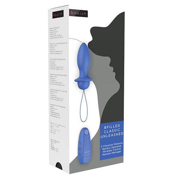 B SWISH - BFILLED CLASSIC VIBRATING PLUG DENIM - Optelum