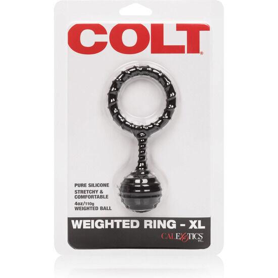 CALEXOTICS - COLT ANILLO SILICONA PENE XL CON PESA - Optelum