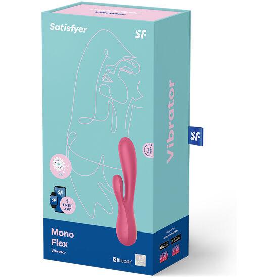 SATISFYER - MONO FLEX ROJO CON APP - Optelum