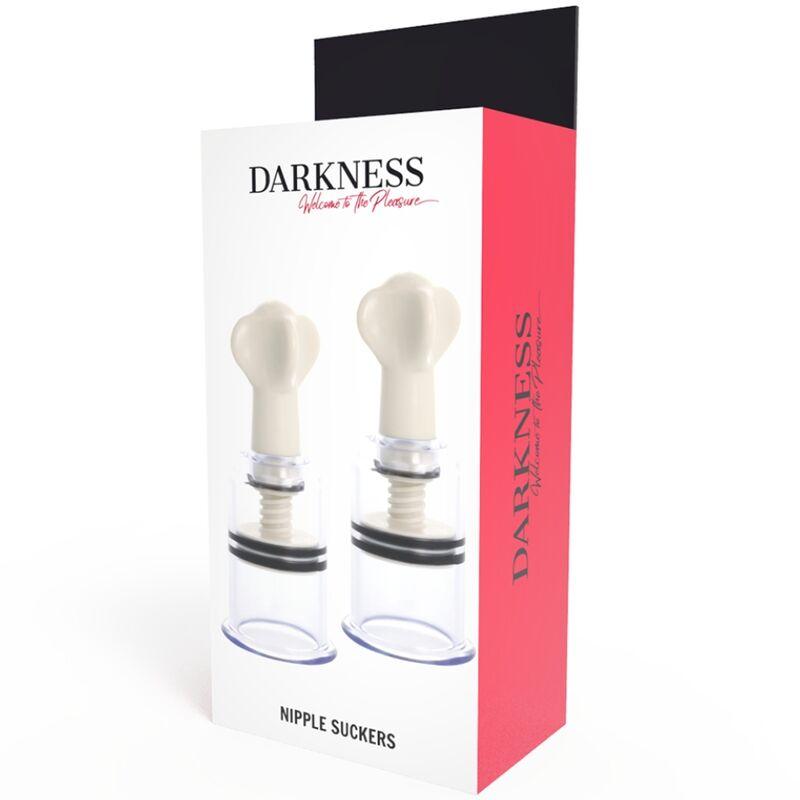 DARKNESS - SUCCIONADOR PEZONES TRANSPARENTE 5CM DIAMETRO - Optelum