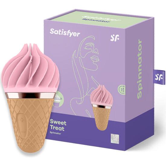 SATISFYER - SWEET TREAT SPINNATOR MARRON & ROSA - Optelum