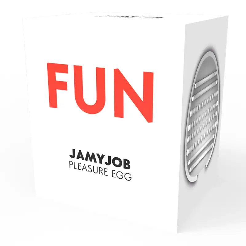 JAMYJOB - HUEVO MASTURBADOR DISCRETO EDICION ROJO FUN - Optelum