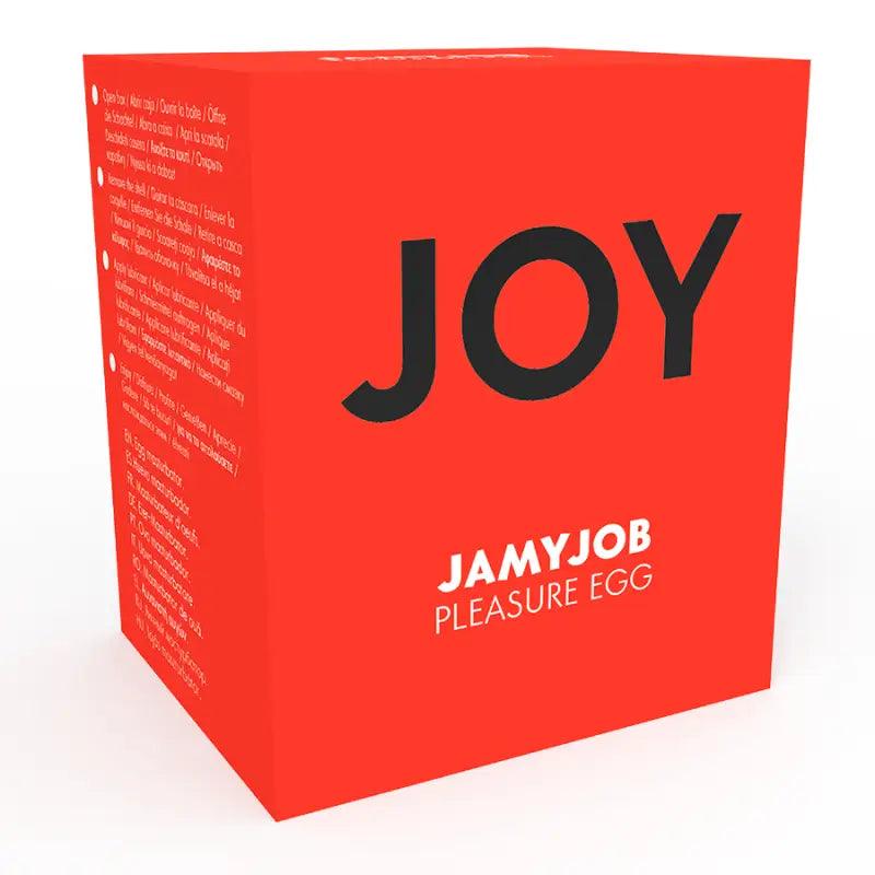 JAMYJOB - HUEVO MASTURBADOR DISCRETO VERSION ROJO JOY - Optelum