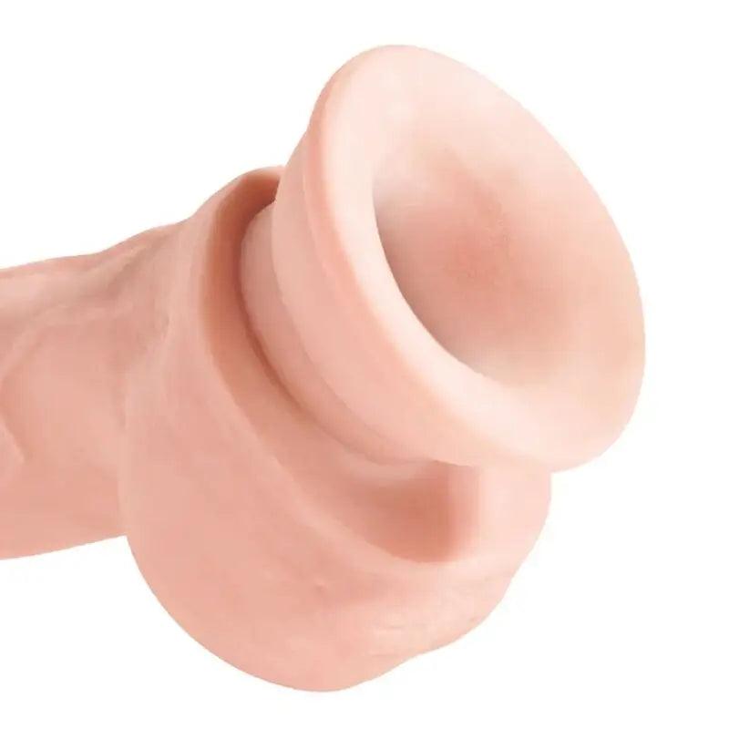 KING COCK - DILDO TRIPLE DENSIDAD 18.4 CM - Optelum