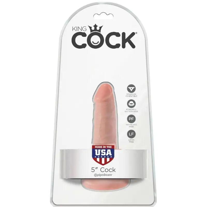 KING COCK - PENE REALISTICO 14 CM COLOR NATURAL - Optelum