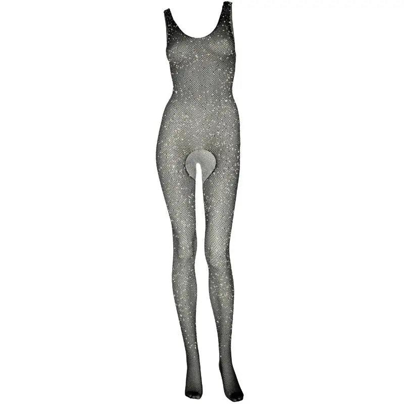 LEG AVENUE - BODYSTOCKING CON ABERTURA Y BRILLANTES T.U - Optelum