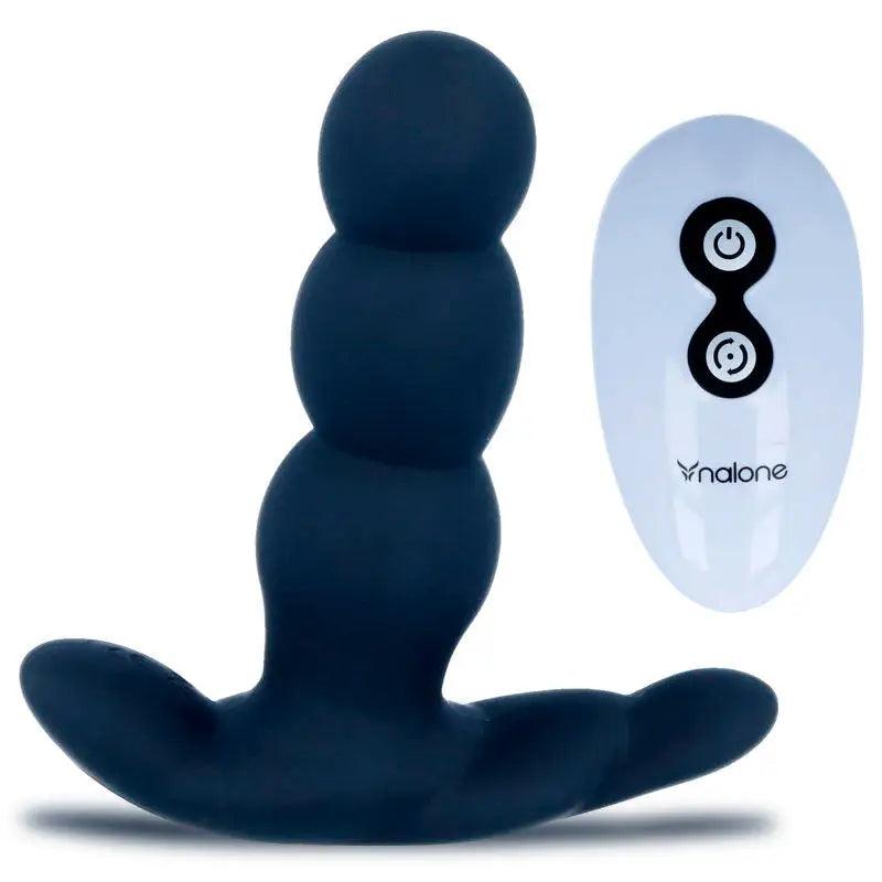 NALONE - PEARL VIBRADOR ANAL CONTROL REMOTO NEGRO - Optelum