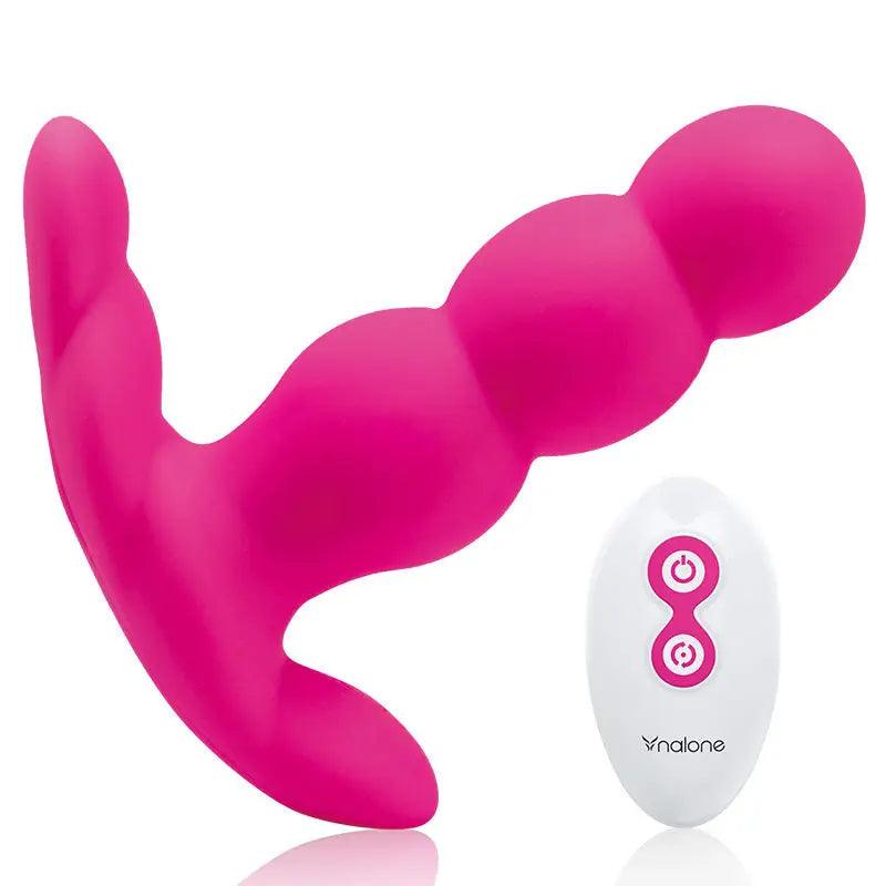 NALONE - PEARL VIBRADOR ANAL CONTROL REMOTO NEGRO - Optelum