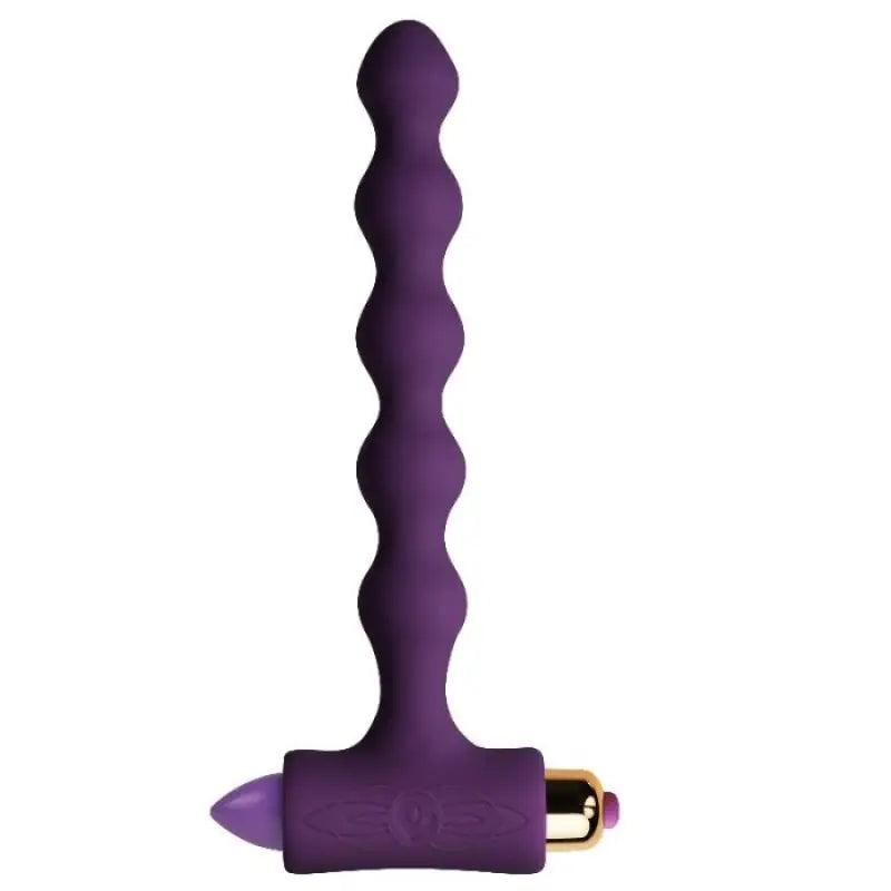 ROCKS-OFF - PLUG ANAL CON VIBRACIÓN Y ONDULACIONES PETITE SENSATIONS PEARLS - Optelum