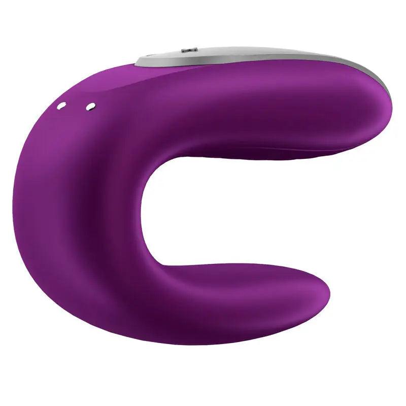 SATISFYER - DOUBLE FUN PARTNER VIBRADOR LILA - Optelum