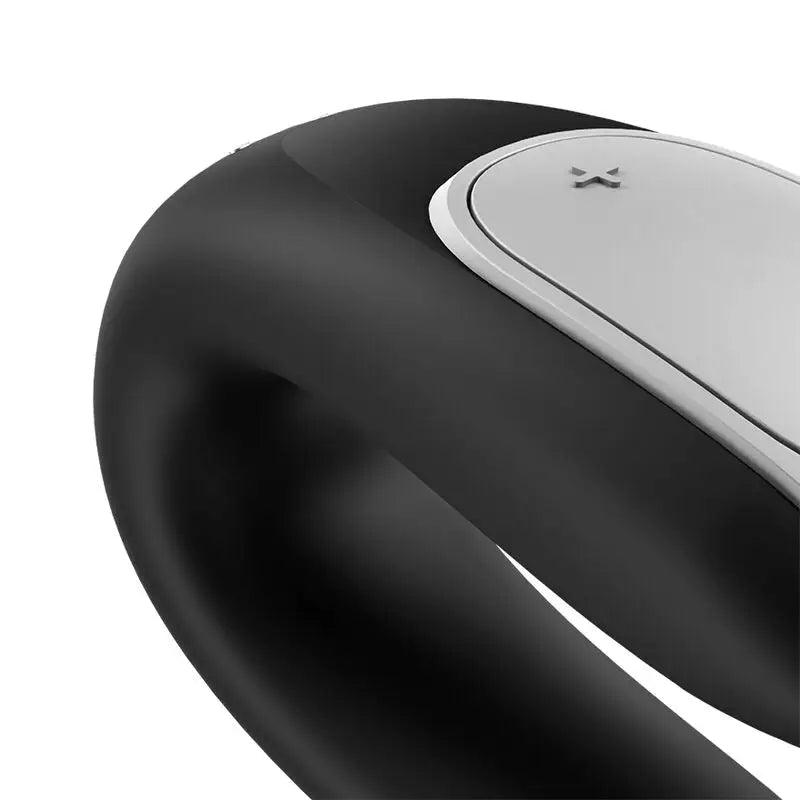 SATISFYER - DOUBLE FUN PARTNER VIBRADOR NEGRO - Optelum