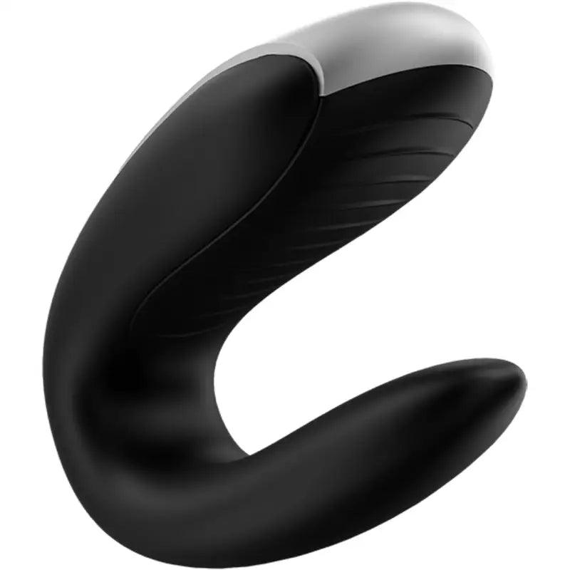 SATISFYER - DOUBLE FUN PARTNER VIBRADOR NEGRO - Optelum