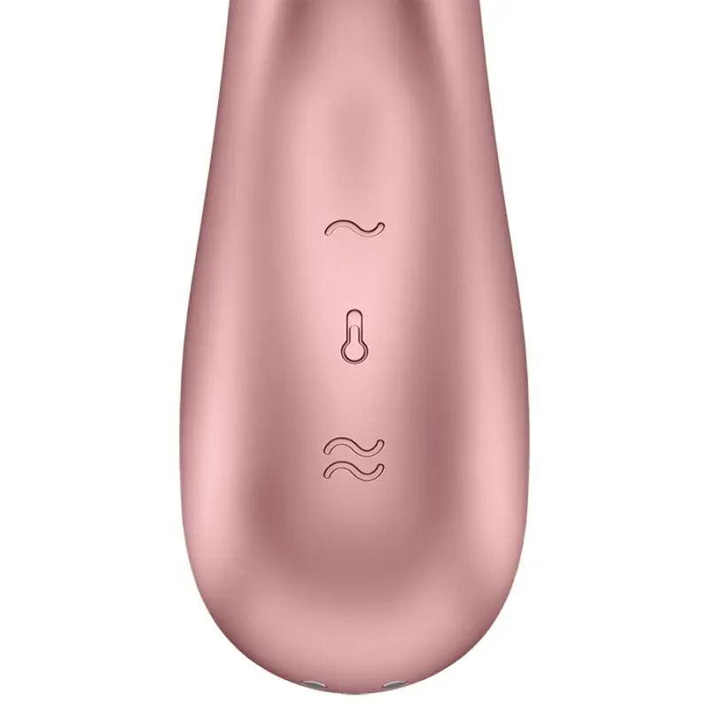 SATISFYER - HOT LOVER VIBRADOR ROSA & BEIGE - Optelum