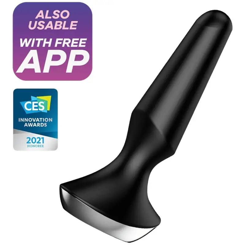 SATISFYER - PLUG ILICIOUS 2 PLUG VIBRADOR NEGRO - Optelum