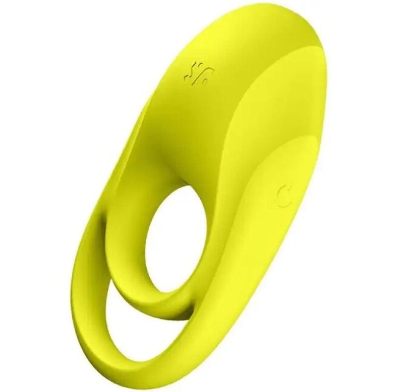 SATISFYER - SPECTACULAR DUO ANILLO VIBRADOR AMARILLO - Optelum