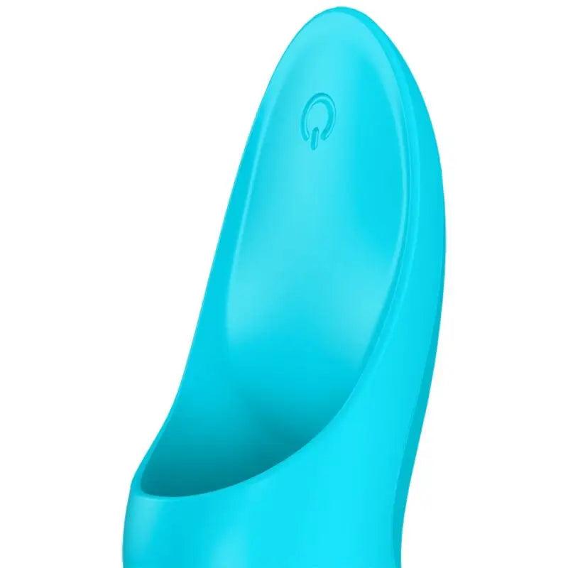 SATISFYER - TEASER DEDAL VIBRADOR AZUL LIGHT - Optelum