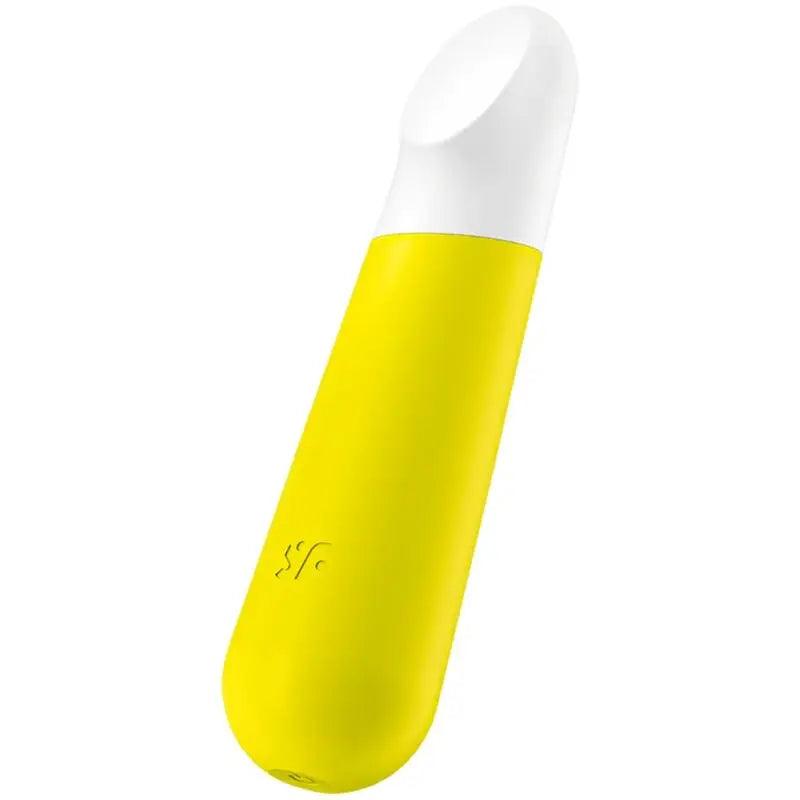 SATISFYER - ULTRA POWER BULLET 4 BALA VIBRADORA AMARILLA - Optelum