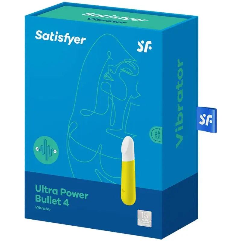 SATISFYER - ULTRA POWER BULLET 4 BALA VIBRADORA AMARILLA - Optelum
