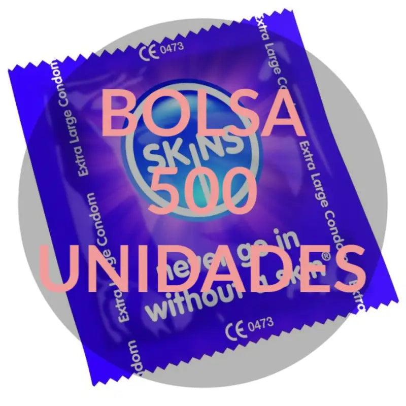 SKINS - PRESERVATIVO XXL BOLSA 500 UDS - Optelum