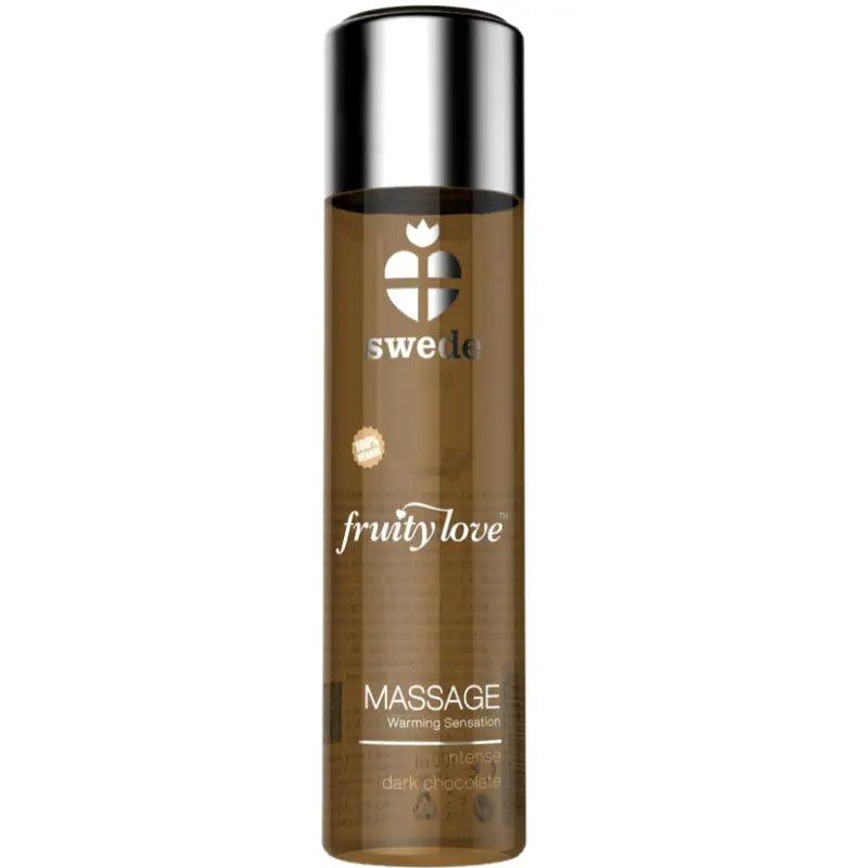 SWEDE - FRUITY LOVE ACEITE EFECTO CALOR CHOCOLATE NEGRO 120 ML - Optelum