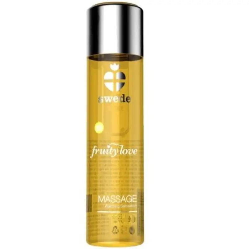 SWEDE - FRUITY LOVE ACEITE EFECTO CALOR FRUTAS TROPICALES Y MIEL 60 ML - Optelum