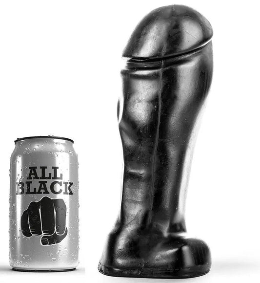 ALL BLACK - DONG 22 CM PUNTA ANCHA - Optelum