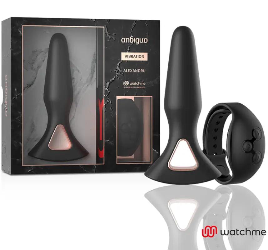 ANBIGUO - WATCHME CONTROL REMOTO VIBRADOR PLUG ANAL ALEXANDRU - Optelum