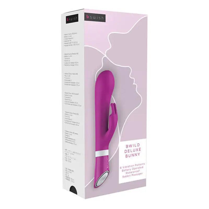 B SWISH - BWILD DELUXE BUNNY RABBIT VIBRATOR RASPBERRY - Optelum