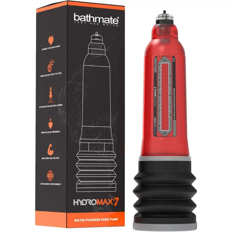 BATHMATE - HYDROMAX 7 BOMBA AUMENTO PENE ROJO - Optelum