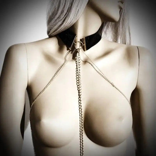 BIJOUX - DÉSIR MÉTALLIQUE COLLAR METLICO NEGRO - Optelum