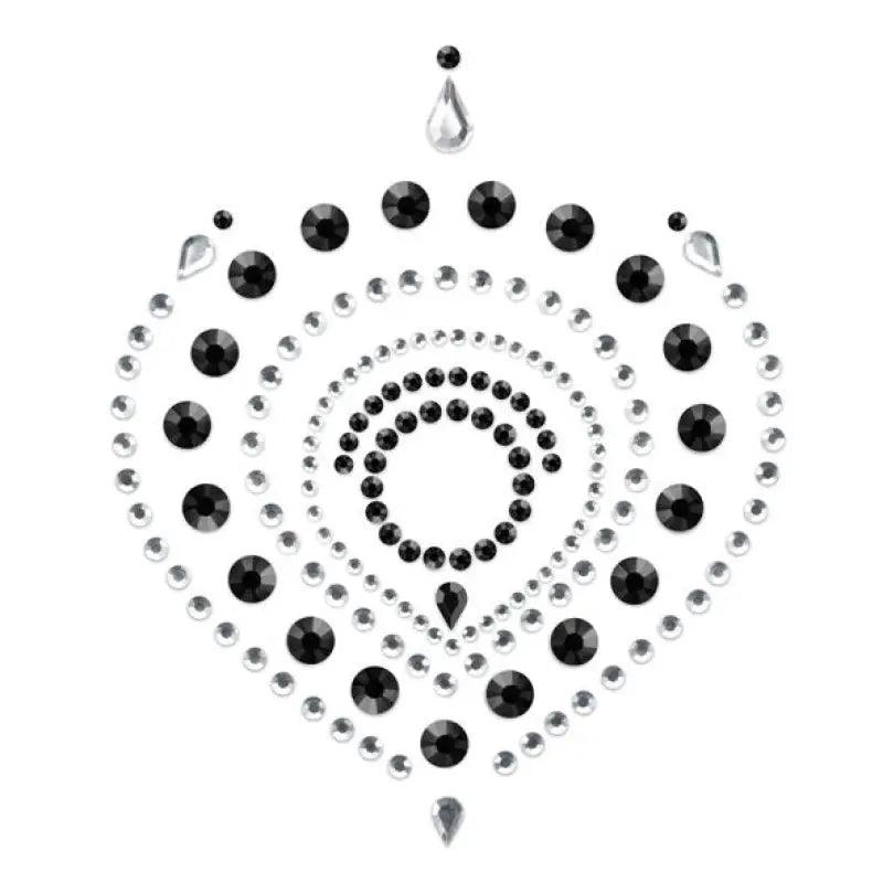 BIJOUX - INDISCRETS FLAMBOYANT NEGRO & PLATA - Optelum