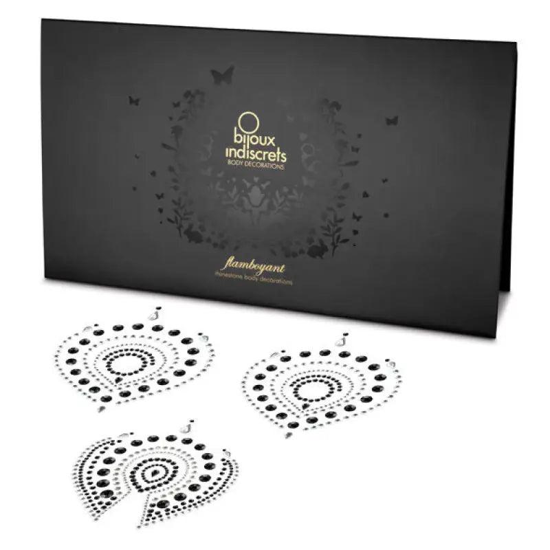 BIJOUX - INDISCRETS FLAMBOYANT NEGRO & PLATA - Optelum