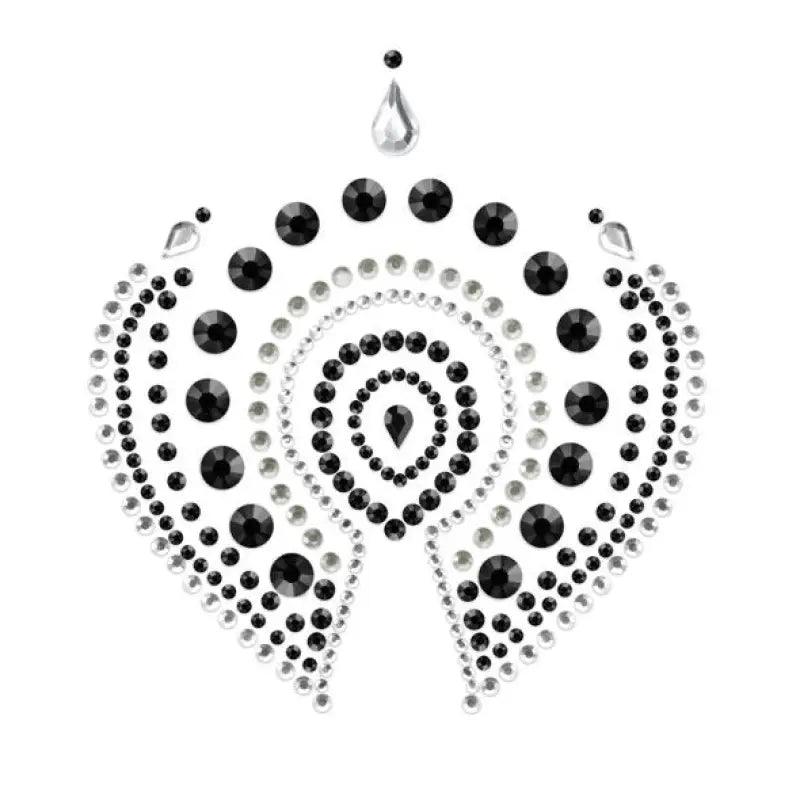 BIJOUX - INDISCRETS FLAMBOYANT NEGRO & PLATA - Optelum