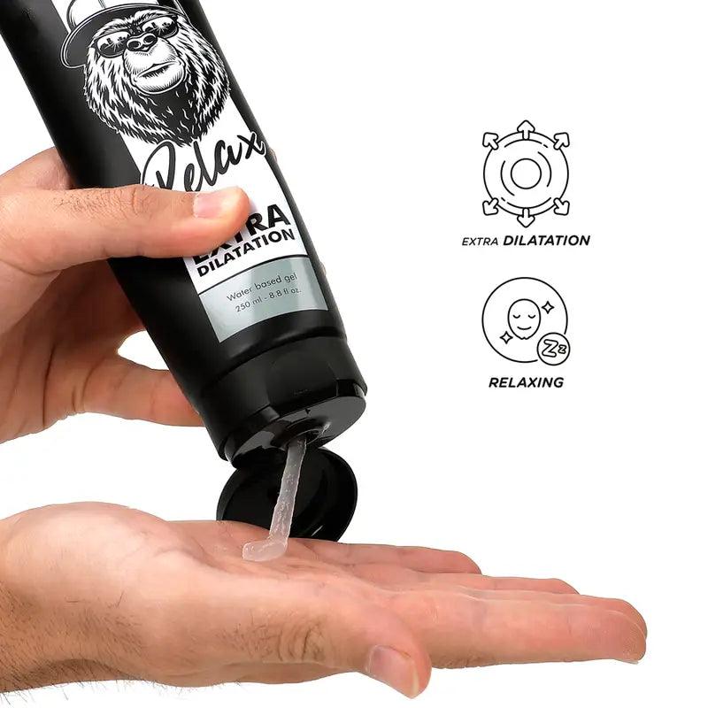 BLACK HOLE - GEL BASE AGUA DILATACION ANAL 250 ML - Optelum