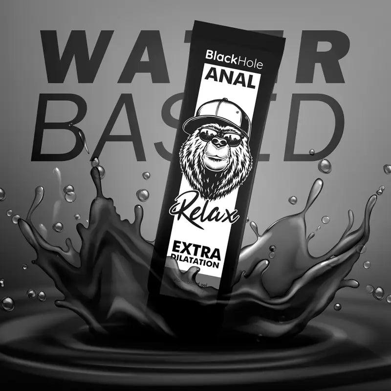 BLACK HOLE - GEL BASE AGUA DILATACION ANAL 250 ML - Optelum