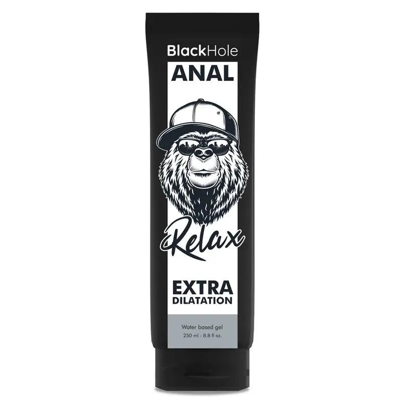 BLACK HOLE - GEL BASE AGUA DILATACION ANAL 250 ML - Optelum