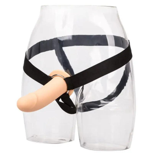 CALEXOTICS - ARNÉS CON DILDO HUECO NATURAL - Optelum