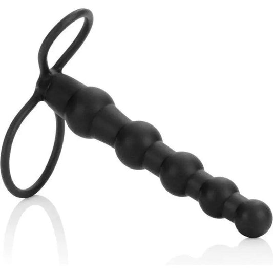 CALEXOTICS - BEADED DUAL PENETRATOR PENETRADOR DOBLE - Optelum