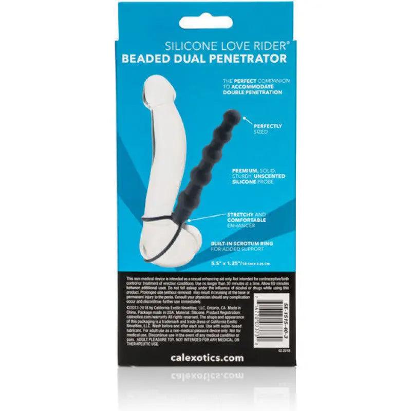 CALEXOTICS - BEADED DUAL PENETRATOR PENETRADOR DOBLE - Optelum