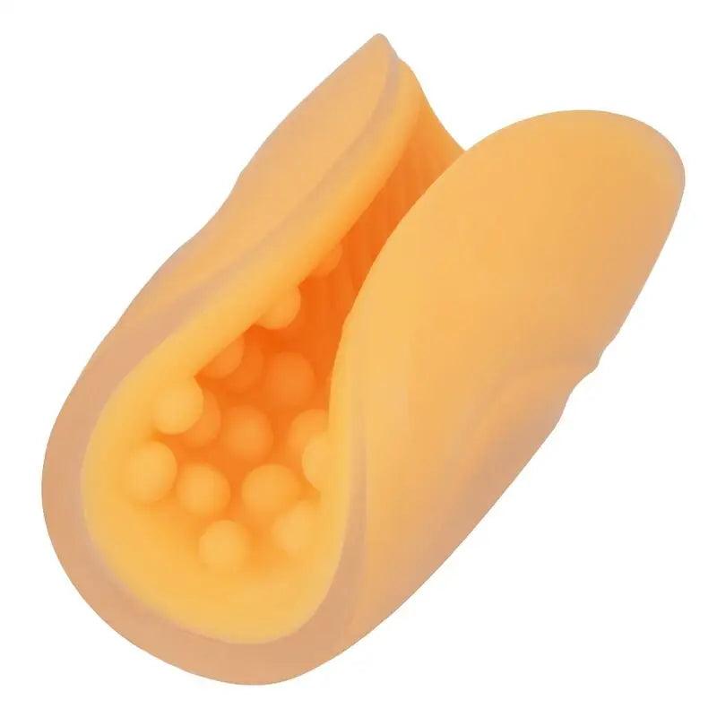 CALEXOTICS - BEADED GRIP MASTURBADOR TEXTURADO NARANJA - Optelum