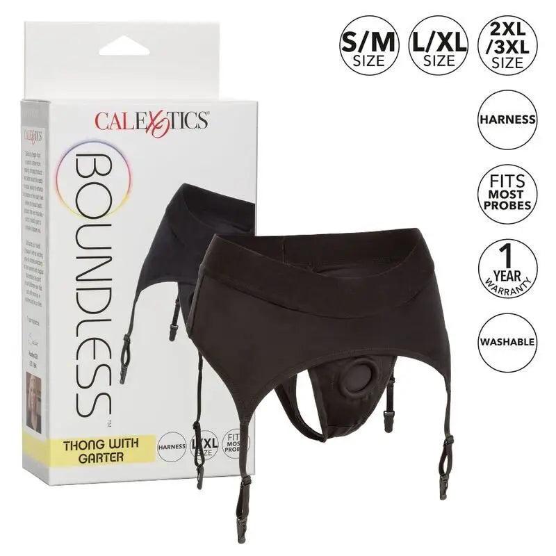 CALEXOTICS - BOUNDLESS ARNES TANGA CON LIGUERO S/M - Optelum