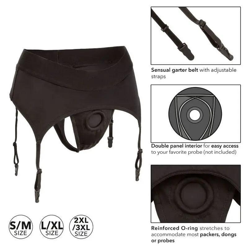 CALEXOTICS - BOUNDLESS ARNES TANGA CON LIGUERO S/M - Optelum