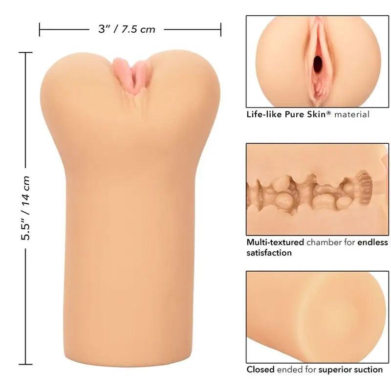 CALEXOTICS - BOUNDLESS VULVA MASTURBADOR TONO LIGHT - Optelum