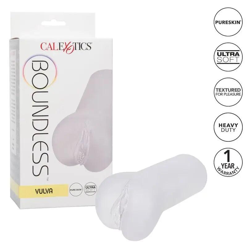 CALEXOTICS - BOUNDLESS VULVA MASTURBADOR TRANSPARENTE - Optelum