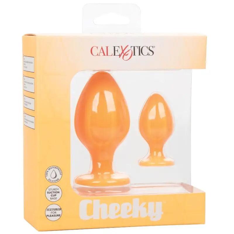 CALEXOTICS - CHEEKY PLUGS ANALES NARANJA - Optelum