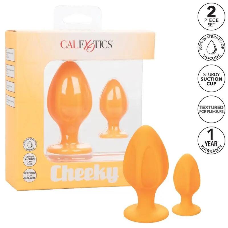 CALEXOTICS - CHEEKY PLUGS ANALES NARANJA - Optelum