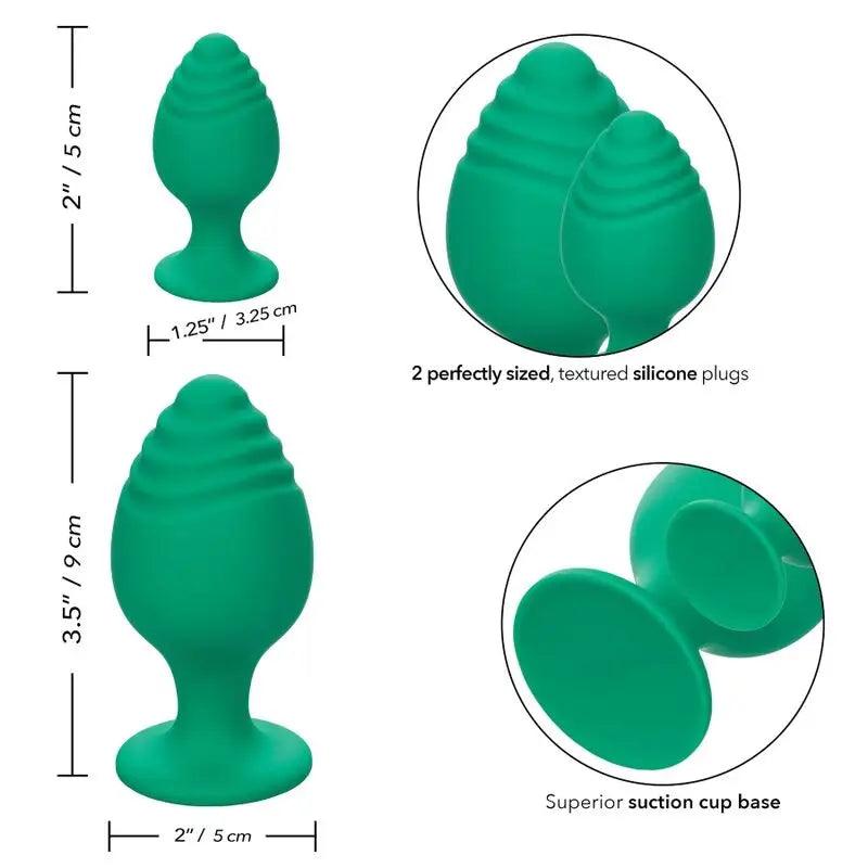 CALEXOTICS - CHEEKY PLUGS ANALES VERDE - Optelum